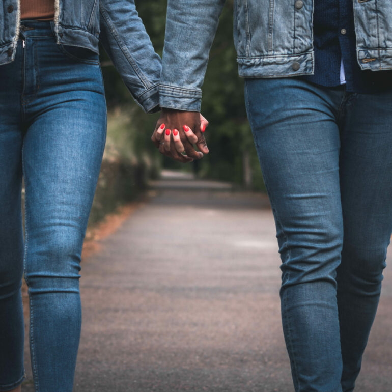 Séance photo de couple.
