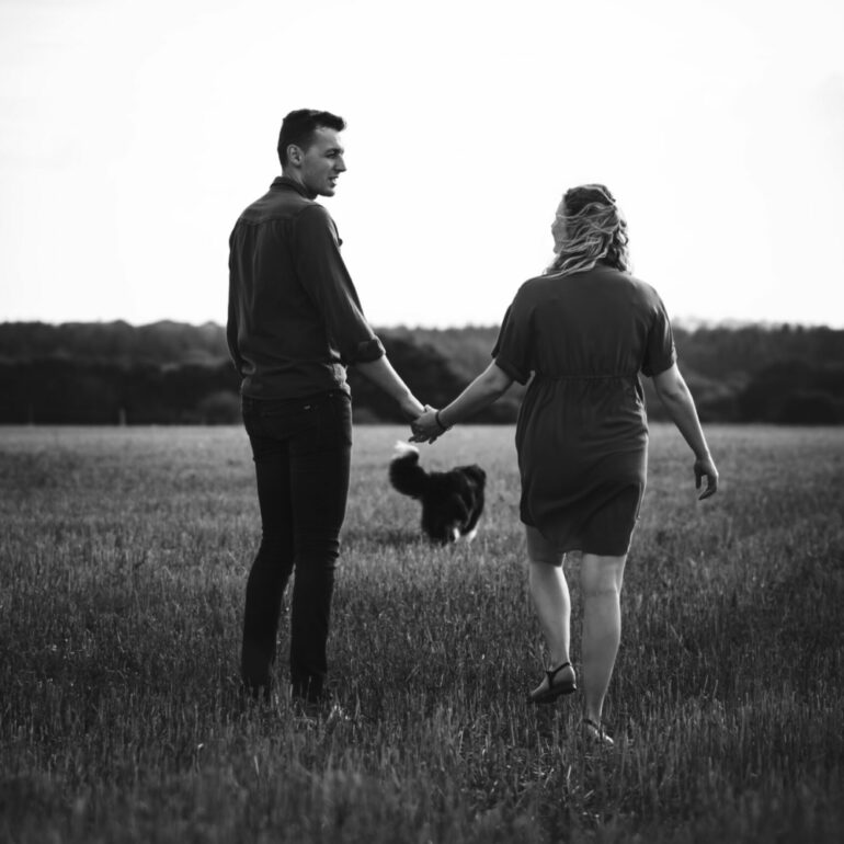 Séance photo de couple.